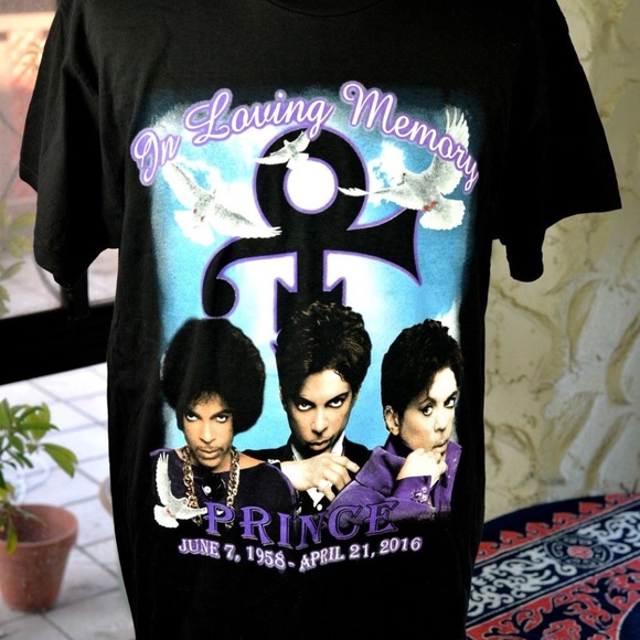 Prince In Loving Memory Tribute  L RIP Purple Rain - Picture 1 of 3